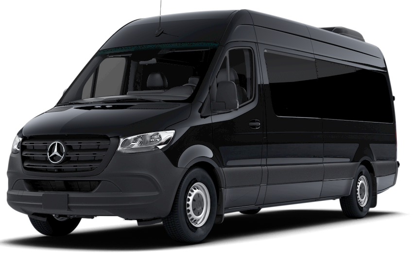 Pazuti Van 5 9 passenger sprinter van banner